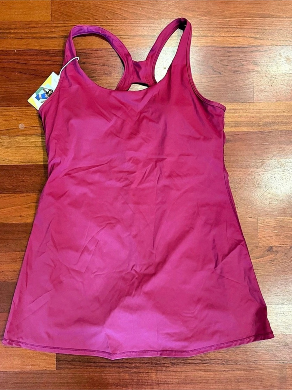 Halara Women's Athletic Tank dress in red 2X NWT